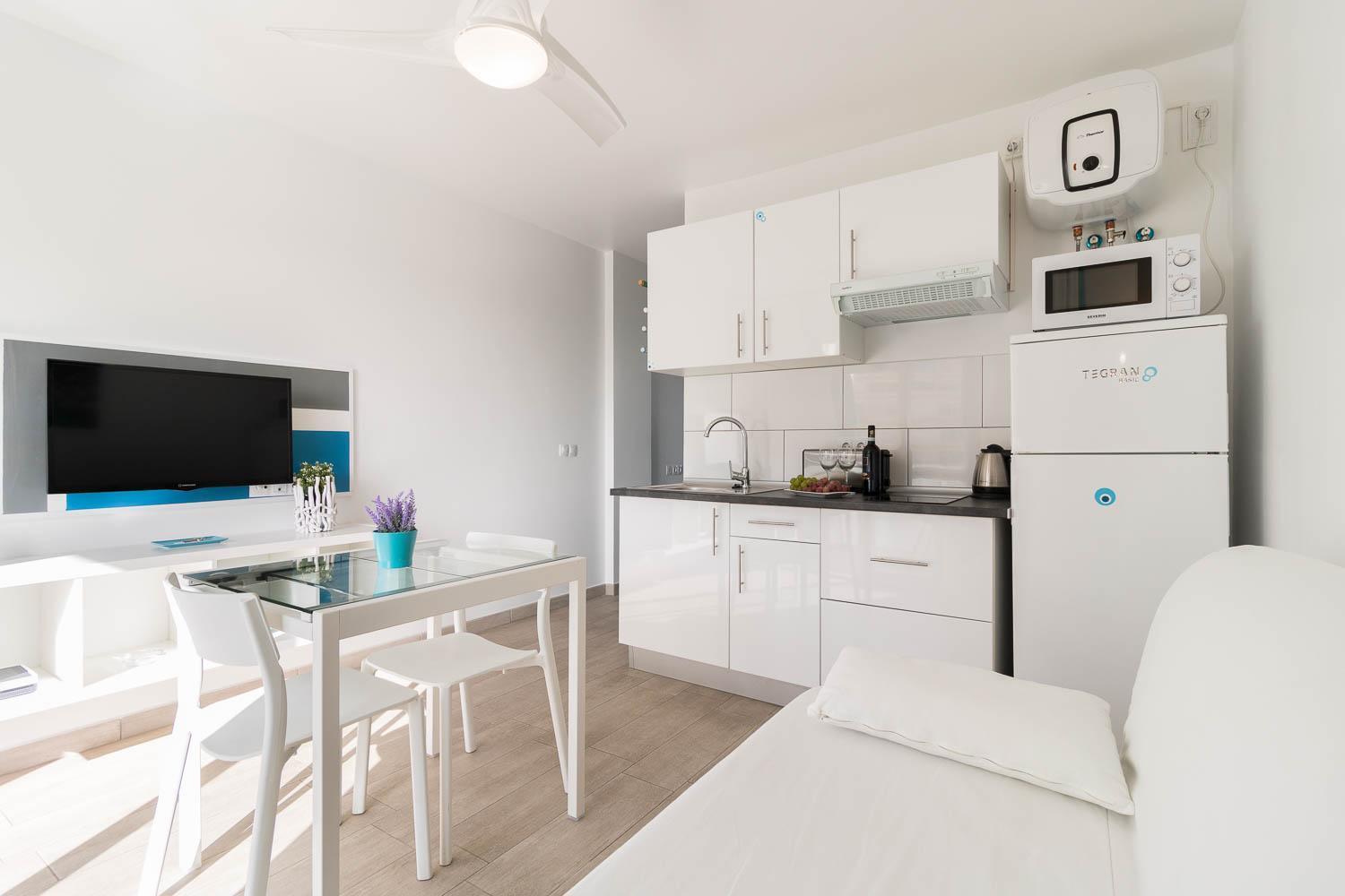 Apartament El Molino Canario, Estudio Vista Piscina *